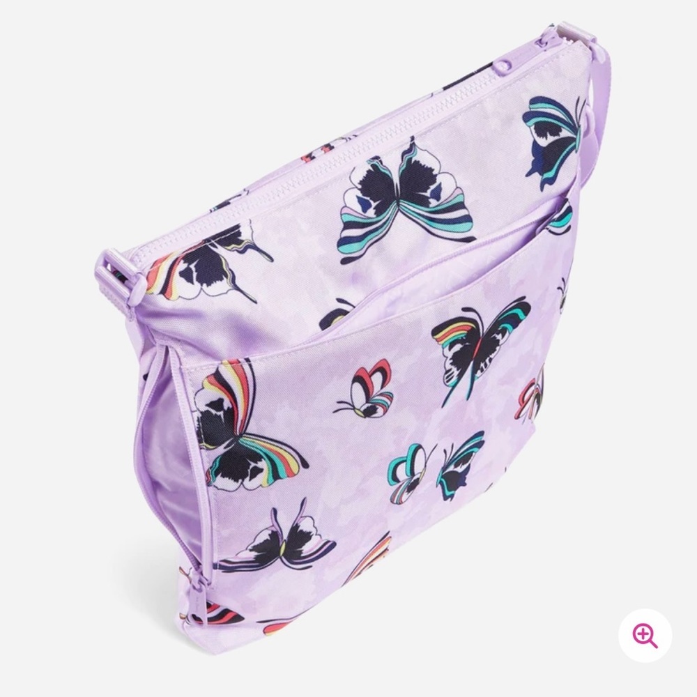 🌷 Vera Bradley ReActive Hipster in Lavender Butterflies 🦋 NWT - Picture 2 of 15